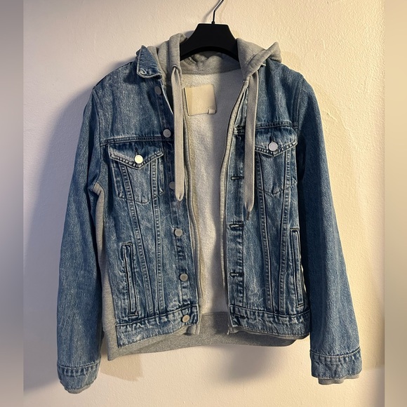 Blank NYC denim zip hoodie - Picture 3 of 5